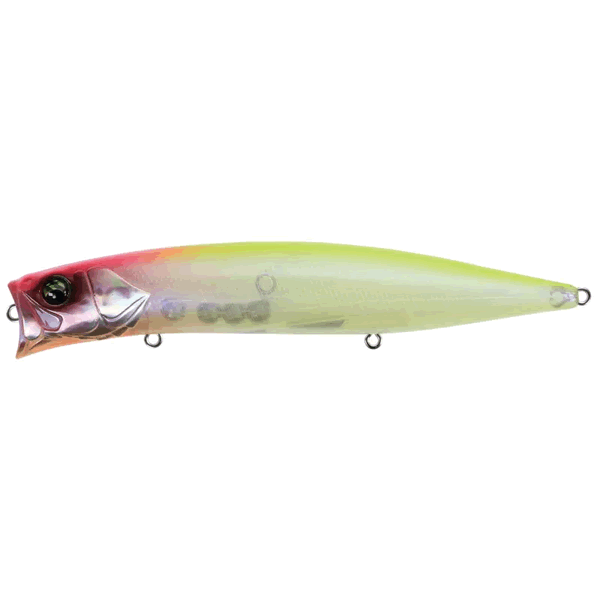 BASSDAY HIDES 127F 127mm : 25.3g Floating C-522 CLEAR PINK HEAD CHART saltwater fishing lure