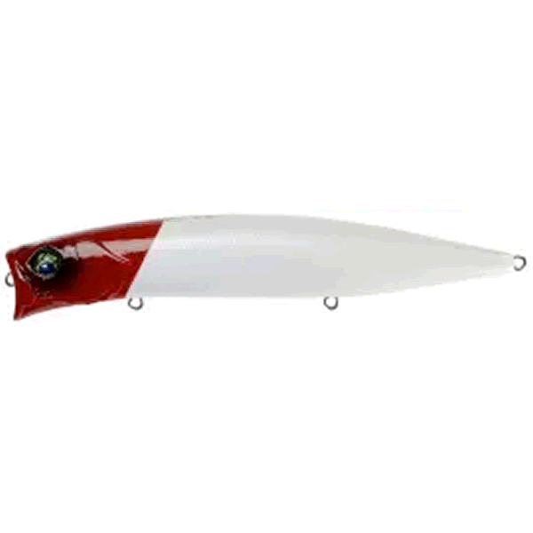 BASSDAY HIDES 127F 127mm : 25.3g Floating P-04 RED HEAD saltwater fishing lure