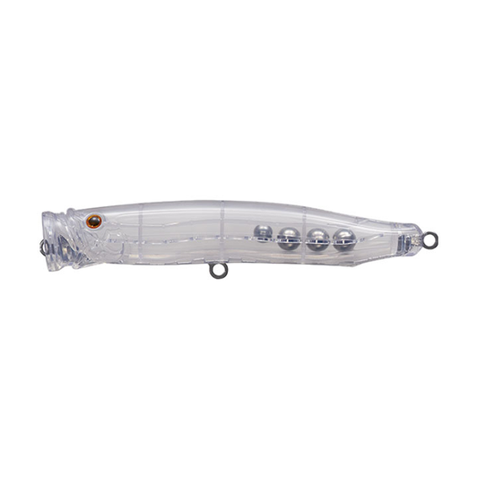 TACKLE HOUSE FEED . POPPER CFP 100 100mm : 22g Floating #22 CLEAR saltwater fishing lure