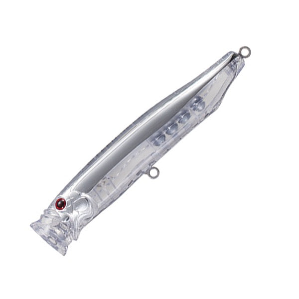 TACKLE HOUSE Contact Feed Popper Narrow Reflect Length: 175mm / Weight: 74g Floating NR5 NR Clear