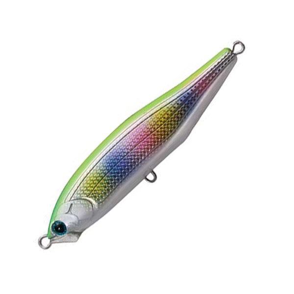 TACKLE HOUSE Contact Feed Sinking Slider Length: 85mm / Weight: 18g Sinking No.18 Chart Back Rainbow