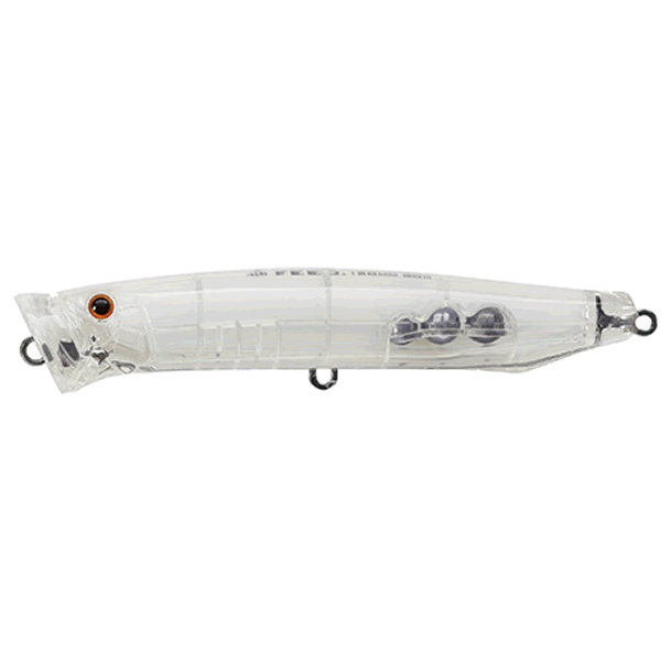 TACKLE HOUSE CONTACT FEED POPPER 121SW 121mm : 43g SHINKING #22 CLEAR