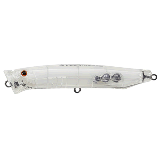 TACKLE HOUSE CONTACT FEED POPPER 121SW 121mm : 43g SHINKING #22 CLEAR saltwater fishing lure