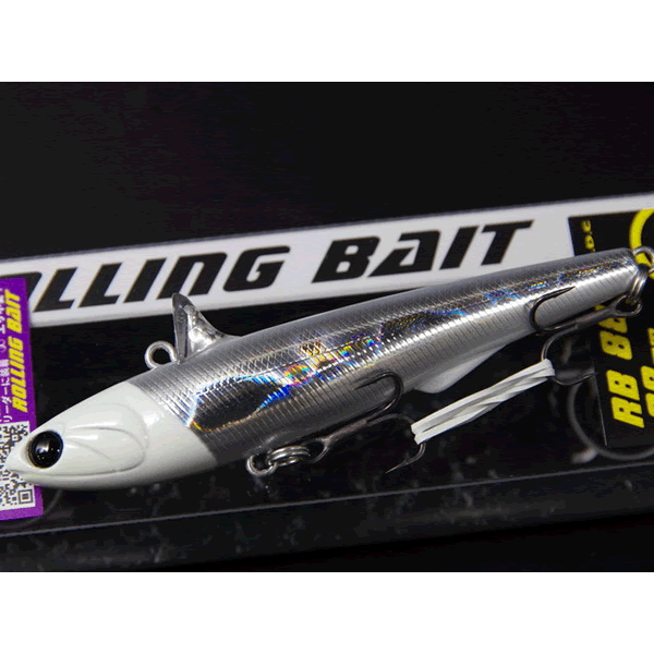 TACKLE HOUSE ROLLING BAIT RB88 88mm : 24g Sinking #RBT3 UV SILVER saltwater fishing lure