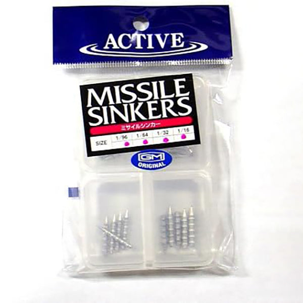 ACTIVE MISSILE SINKERS SET fishing terminal tackle