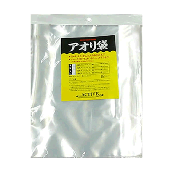 ACTIVE AOLI BUKURO LL : 280x400mm (4 pcs/pack) CLEAR fishing accessory