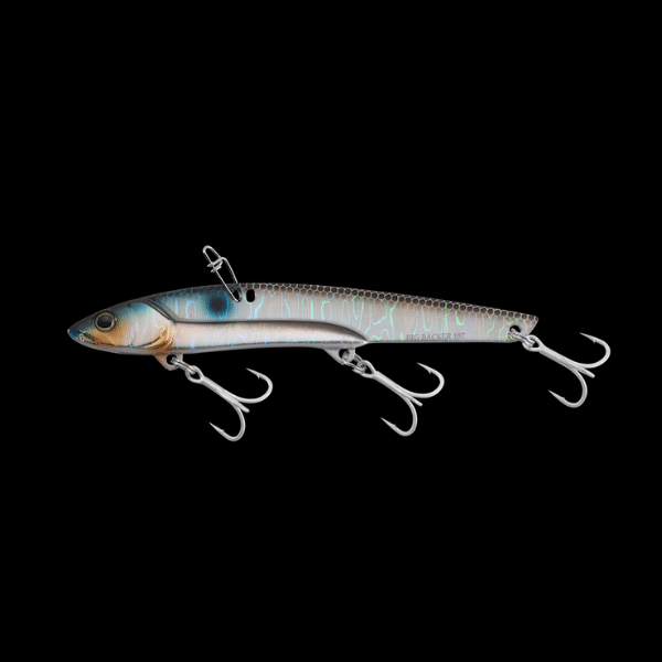 JACKALL BIGBACKER 107HW 107mm : 35g Sinking 35g BORA SILVER/MAGMA WAVE HL