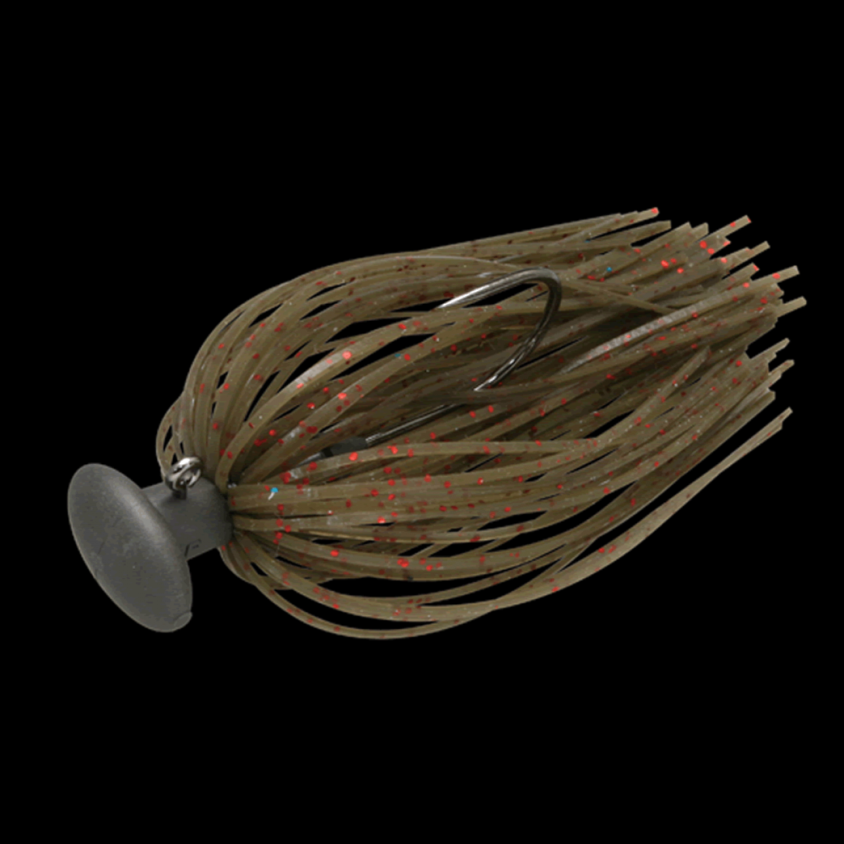 JACKALL NAKATA JIG 1/2oz 15 GREEN PUMPKIN / RED F