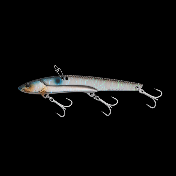 JACKALL BIGBACKER 80 82mm : 25.5g Sinking BORA SILVER/MAGMA WAVE HL saltwater fishing lure