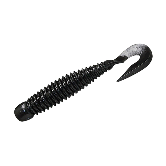 JACKALL WOBBRING 2.5" (6 pcs/pack) SOLID BLACK