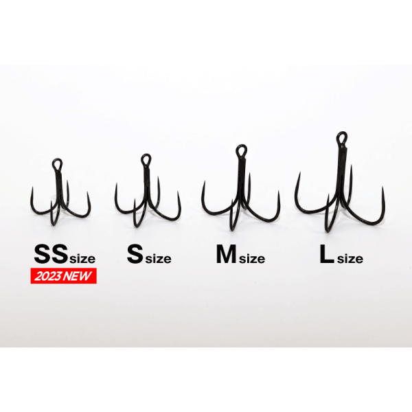 JACKALL ANCHOVY TACHIUO HOOK S (2 pcs/pack) Fluorine