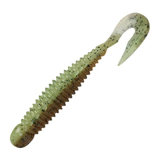 JACKALL Wobbling 3" Length: 3" (76mm) (6 pcs/pack) Green Pumpkin x Light Chart