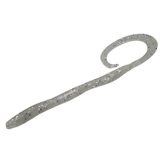 JACKALL FLICK CURLY 4.8" (8 pcs/pack) LIGHT SMOKE SHAD