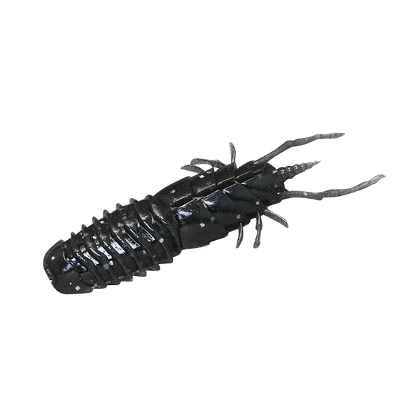 JACKALL WAMWAM 48 48mm (5 pcs/pack) HOLO LAME BLACK