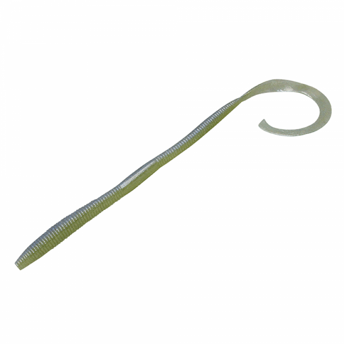 JACKALL FLICK CURLY 7.8" (6 pcs/pack) LOW NATURAL MELON freshwater fishing lure