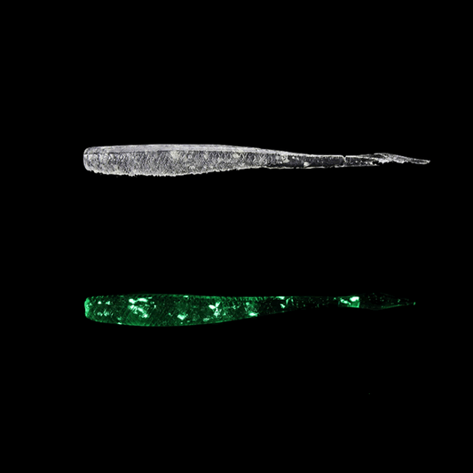JACKALL KIBIKIBI NAGO 2" (10 pcs/pack) CLEAR GLOW CRASH