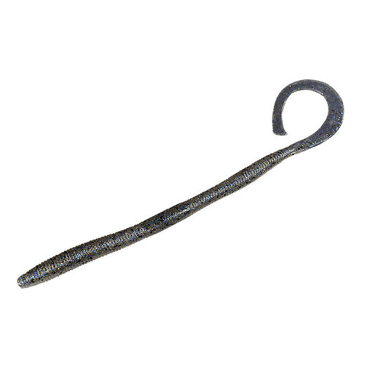 JACKALL FLICK CURLY 4.8" (8 pcs/pack) BLUEGILL / PEARL WHITE