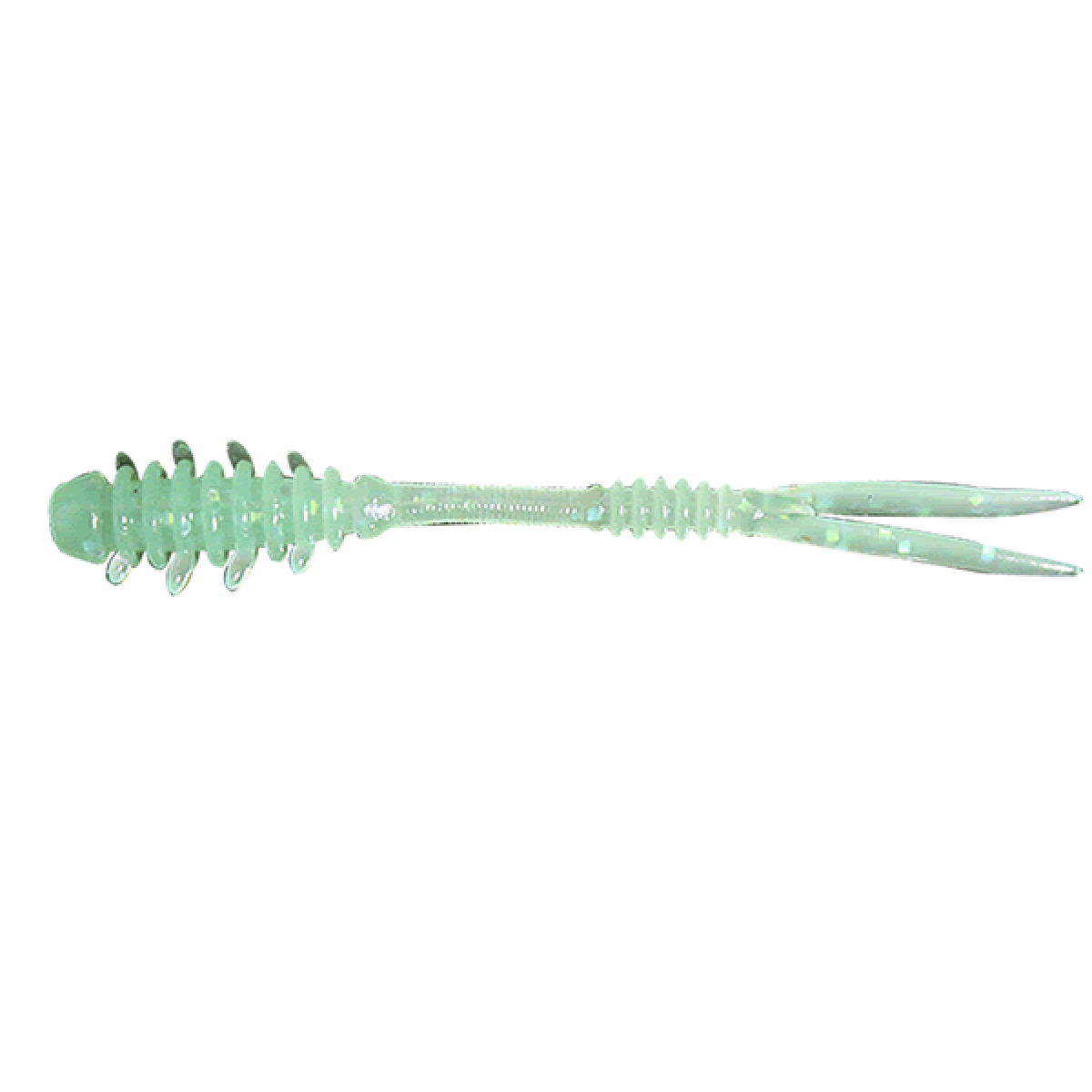 JACKALL AMIAMI MICRO 1" under 25mm (10 pcs/pack) PRISM LIME