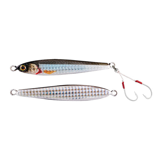 JACKALL SEABASS ANCHOVY METAL 80g 98mm : 80g EDOMAE IWASHI