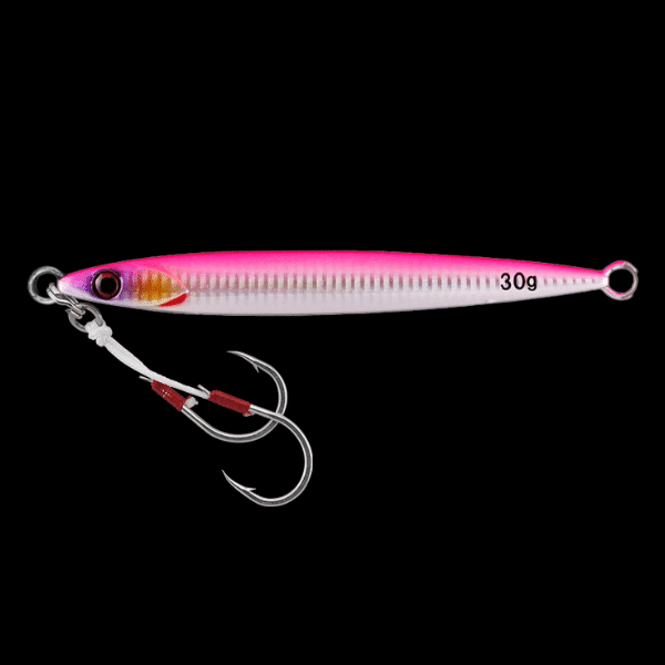 JACKALL BIGBACKER JIG SLIDE STICK 40g 93mm : 40g PINK BACK/BORDER HL