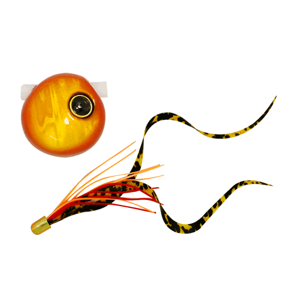 JACKALL NAMARISHIKI BIN-BIN DAMA SLIDE 80g F-0227 ORANGE GOLD/SHIMAORE CURLY T+