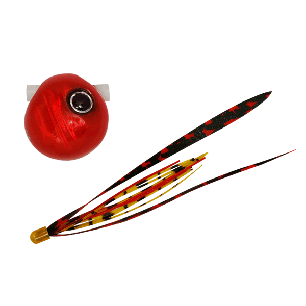 JACKALL NAMARISHIKI BIN-BIN DAMA SLIDE 80g F179 RED RED/SHIMA RED T+