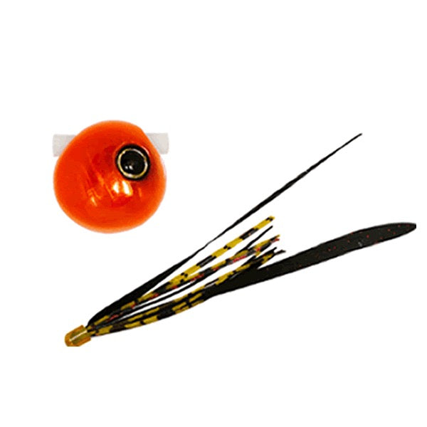JACKALL NAMARISHIKI BINBINDAMA SLIDE 120g F182 ORANGE ORANGE / JET BLACK RED T+