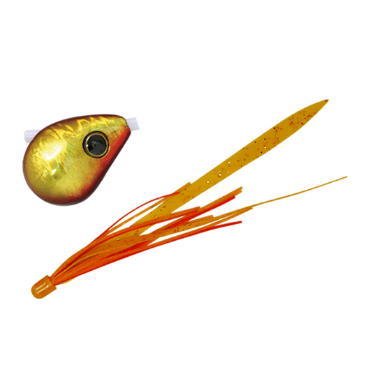 JACKALL BAKURYU NAMARISHIKI BIN-BIN DAMA SLIDE 45g F220 RED GOLD / EBIORE T