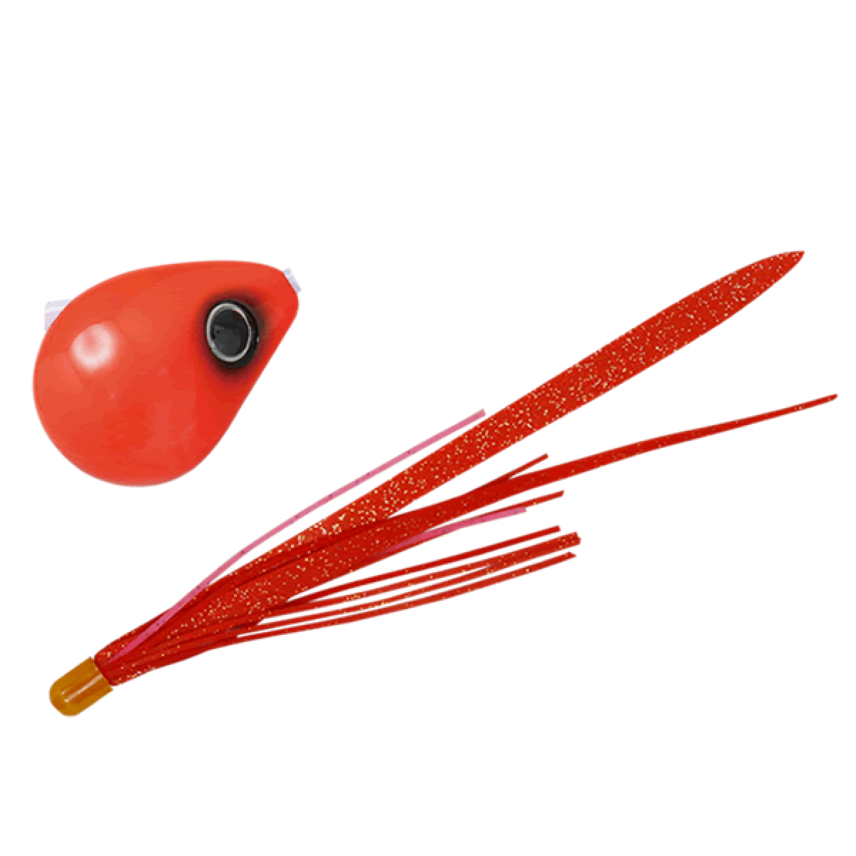 JACKALL BAKURYU NAMARISHIKI BIN-BIN DAMA SLIDE 45g F200 SPARK RED / RED GOLD T