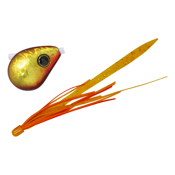 JACKALL BAKURYU NAMARISHIKI BIN-BIN DAMA SLIDE 60g F220 RED GOLD/EBIORE T+
