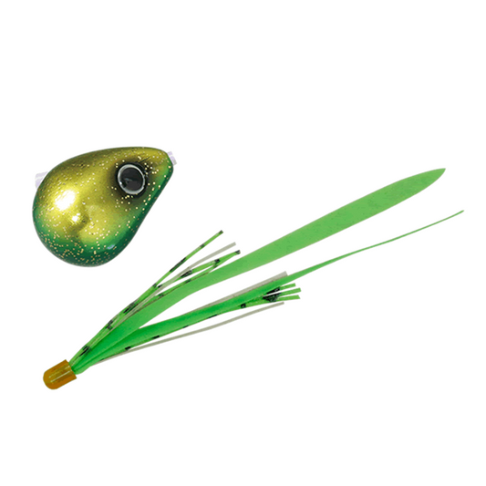 JACKALL BAKURYU NAMARISHIKI BIN-BIN DAMA SLIDE 60g F195 RAME GURIKIN / FL GREEN T