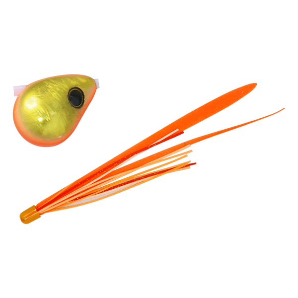 JACKALL BAKURYU NAMARISHIKI BIN-BIN DAMA SLIDE 100g F191 ORANGE GOLD/FL ORANGE T+