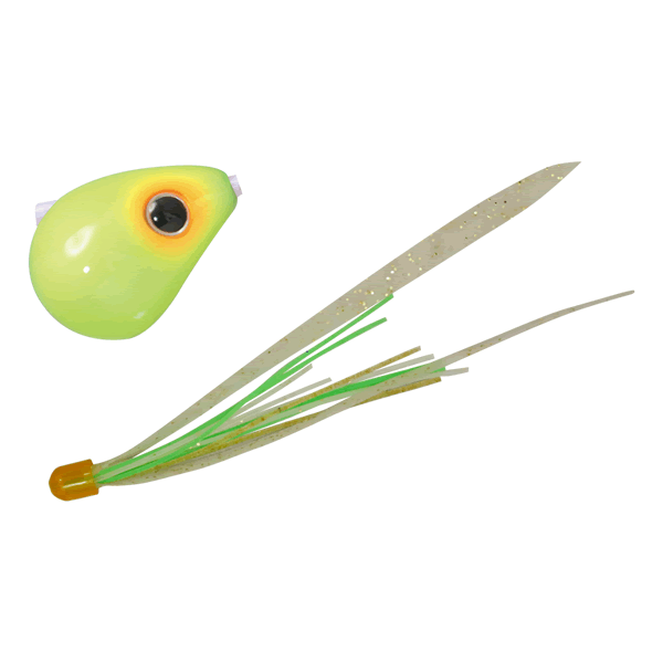JACKALL BAKURYU NAMARISHIKI BIN-BIN DAMA SLIDE 100g F201 HOT CHART/IKAGLOW T+