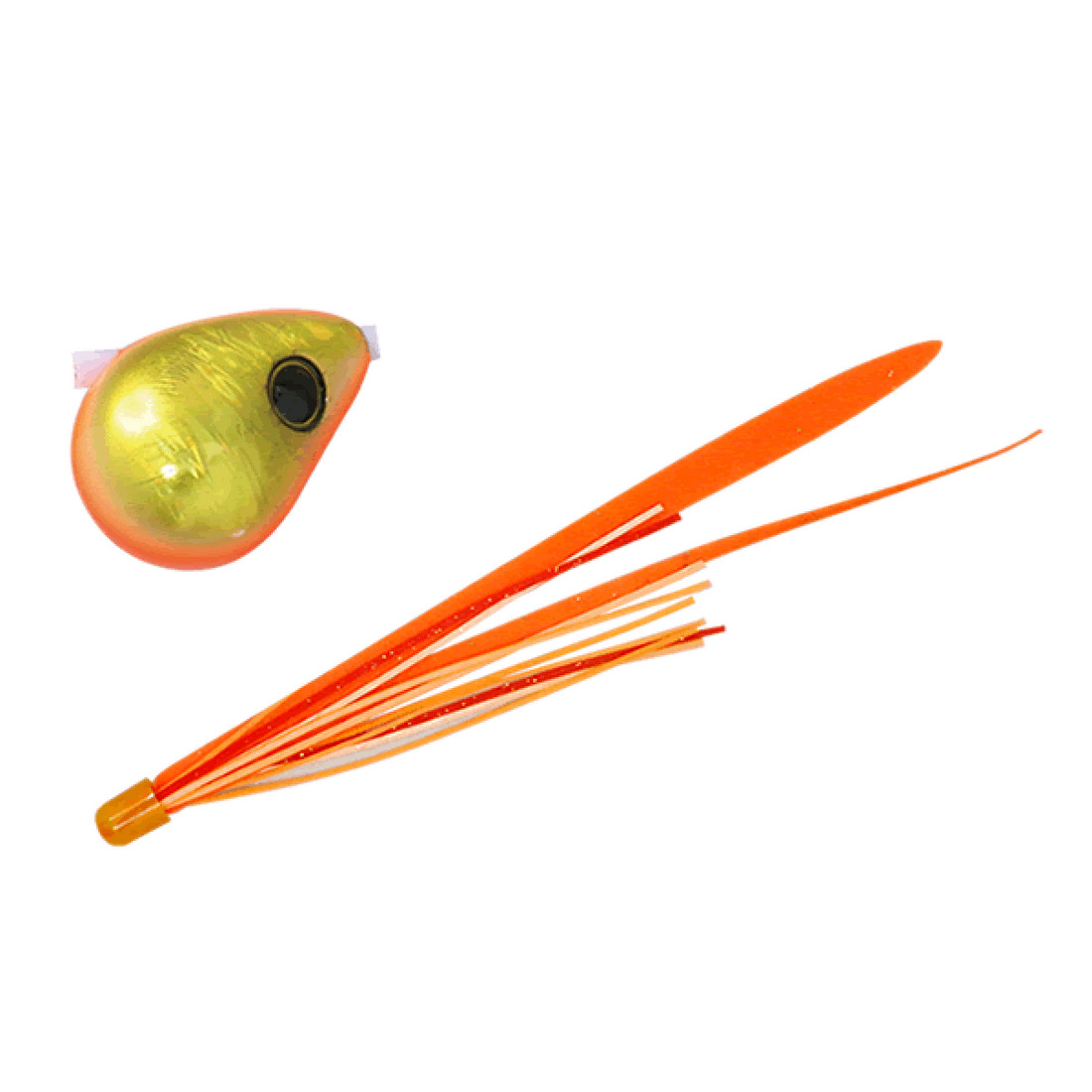 JACKALL BAKURYU NAMARISHIKI BIN-BIN DAMA SLIDE 130g F191 ORANGE GOLD / FL ORANGE T saltwater fishing lure