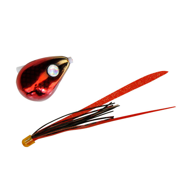 JACKALL BAKURYU NAMARISHIKI BIN-BIN DAMA SLIDE 160g F203 METAL RED / RED GOLD T PLUS