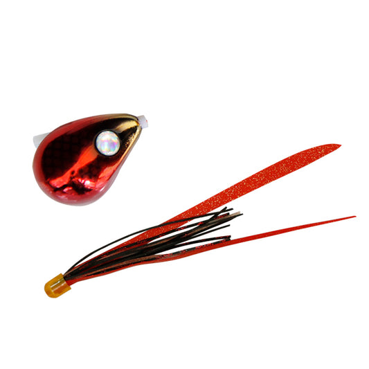 JACKALL BAKURYU NAMARISHIKI BIN-BIN DAMA SLIDE 160g F203 METAL RED / RED GOLD T PLUS