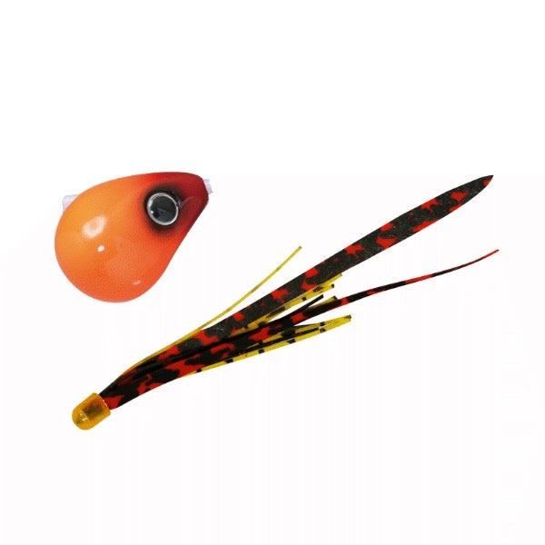 JACKALL BAKURYU NAMARISHIKI BINBINDAMA SLIDE 200g F194 HOT ORANGE / SHIMA RED T+