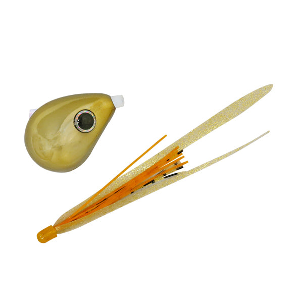 JACKALL BAKURYU NAMARISHIKI BIN-BIN DAMA SLIDE 200g F198 MEKKI GOLD / IKANAGO T PLUS