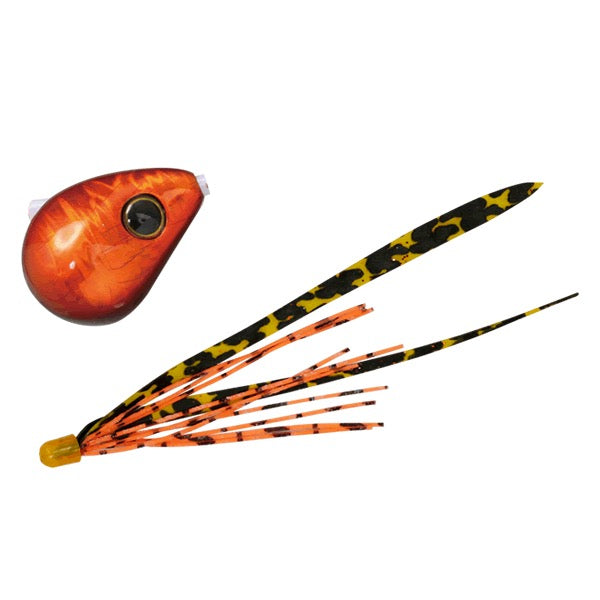 JACKALL BAKURYU NAMARISHIKI BINBINDAMA SLIDE 250g F192 RED ORANGE / SHIMA ORE T+