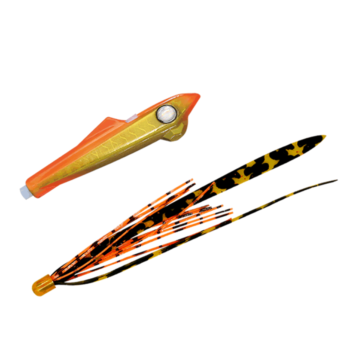 JACKALL BIN-BIN ROCKET 20g F176 ORANGE GOLD / SHIMAORE T
