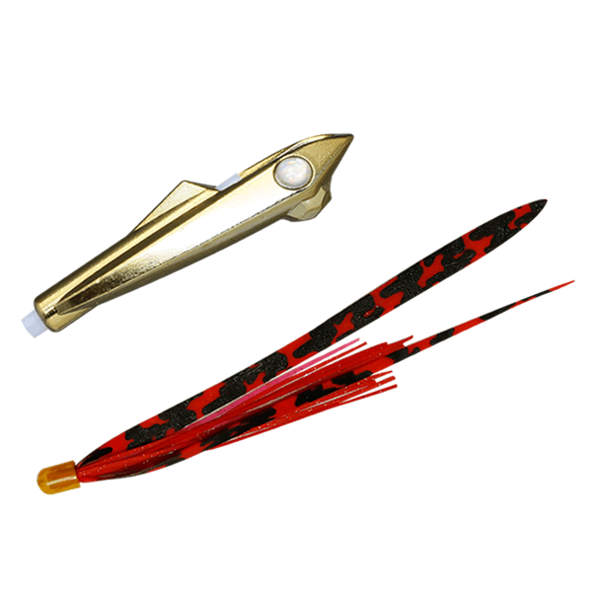 JACKALL BIN-BIN ROCKET 20g F208 MEKKI GOLD / SHIMA RED T