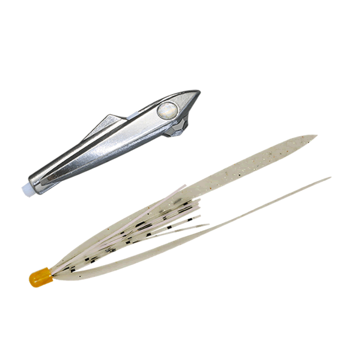 JACKALL BIN-BIN ROCKET 30g F210 MEKKI SILVER / SHIRASU CLEAR T
