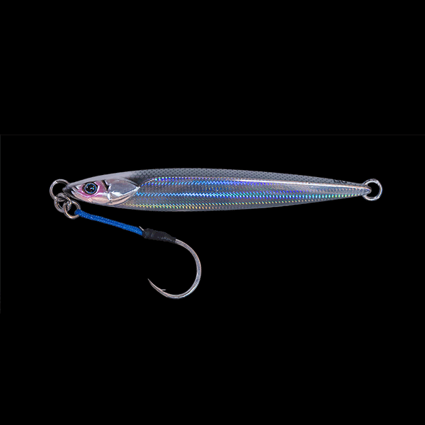 JACKALL BAMBLUZ JIG SHORT 100g SLIM BORDER SILVER