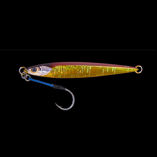 JACKALL BAMBLUZ JIG SHORT 100g AKAKIN / MAGMA WAVE HOLO saltwater fishing lure