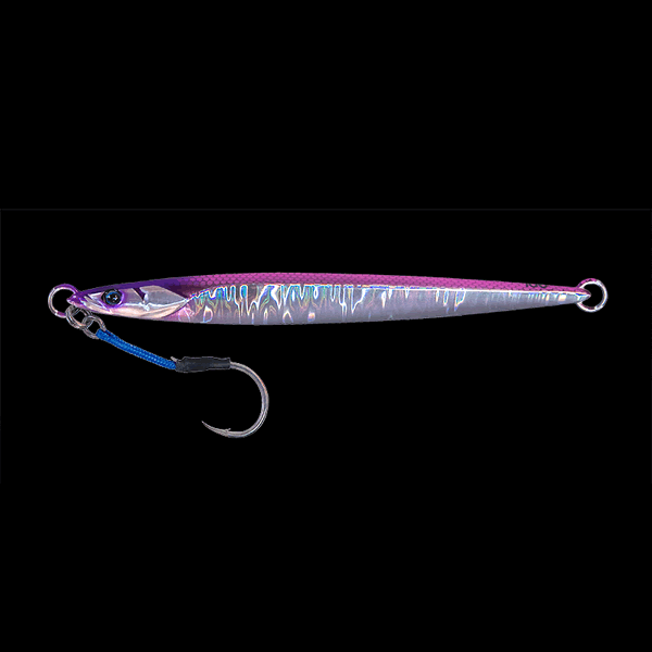 JACKALL BAMBLUZ JIG SEMILONG 100g PINK BACK / MAGMA WAVE HOLO saltwater fishing lure