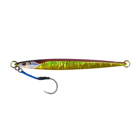 JACKALL BAMBLUZ JIG SEMILONG 180g AKAKIN / MAGMA WAVE HOLO