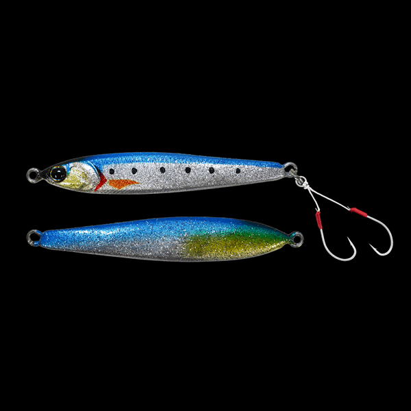 JACKALL SEABASS ANCHOVY METAL 80g 98mm : 80g LAME IWASHI