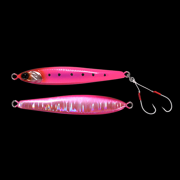 JACKALL SEABASS ANCHOVY METAL 80g 98mm : 80g IMPACT PINK