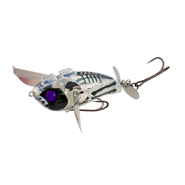 JACKALL POMPADOUR Jr. NAMAZU CUSTOM 66mm : 18.0g Floating GLASS FROG BONE