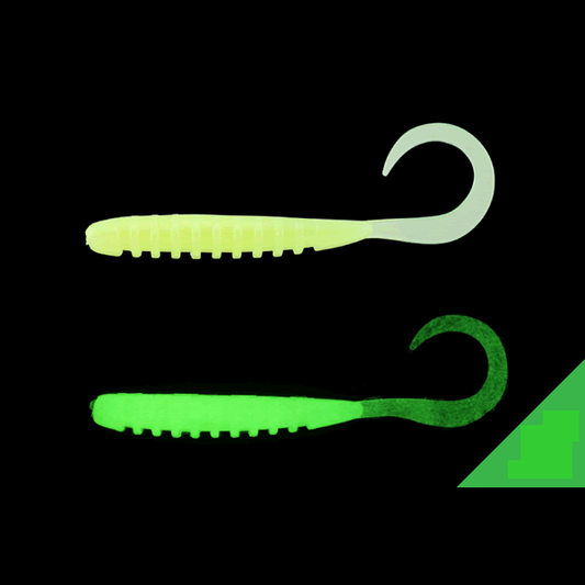 JACKALL TIDE CURLY 2.0" (8 pcs/pack) GLOW CHART